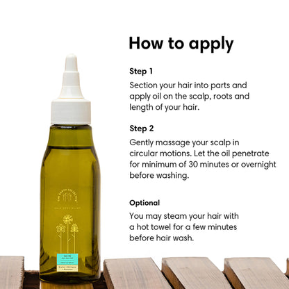 The Earth Collective Anti Hair Fall Hair Oil With Rosemary, Bhringraj & Brahmi