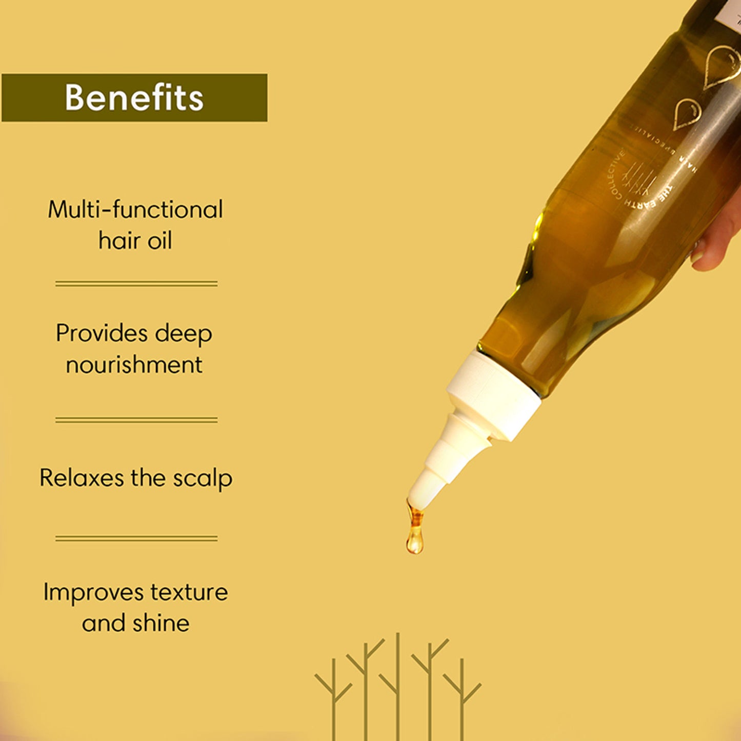 The Earth Collective 18 In 1 Hair Oil - Intense Hair Repair