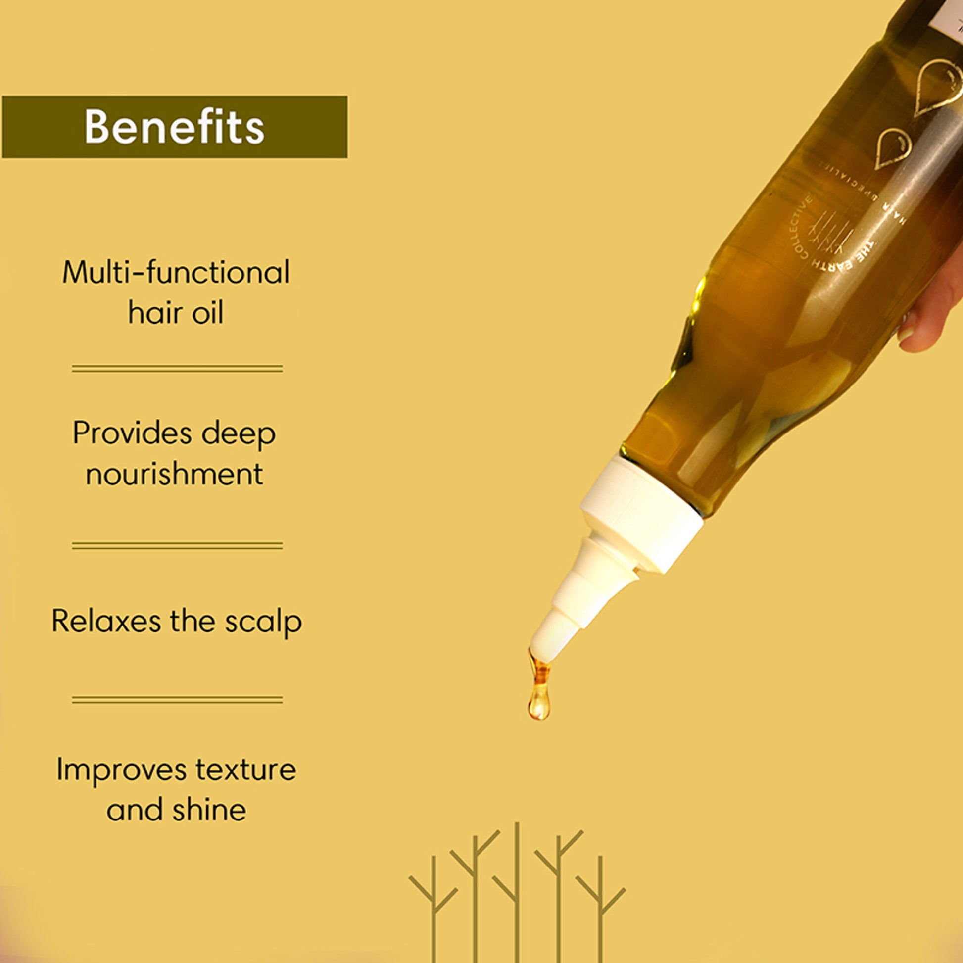 The Earth Collective 18 In 1 Hair Oil - Intense Hair Repair