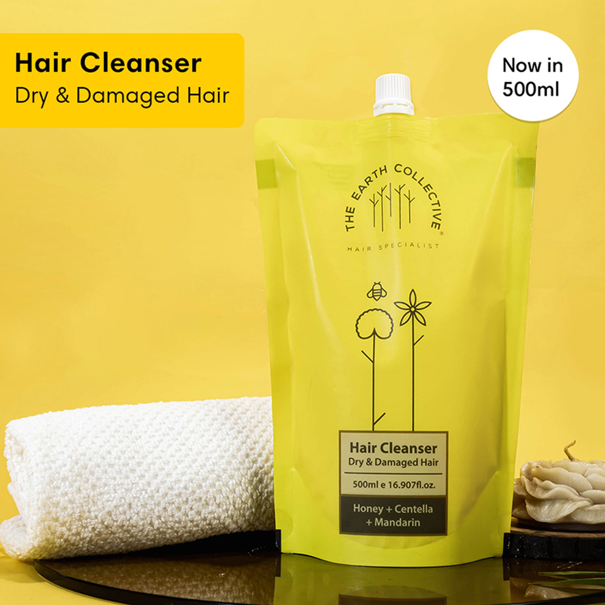 The Earth Collective Hair Cleanser For Dry & Damaged Hair