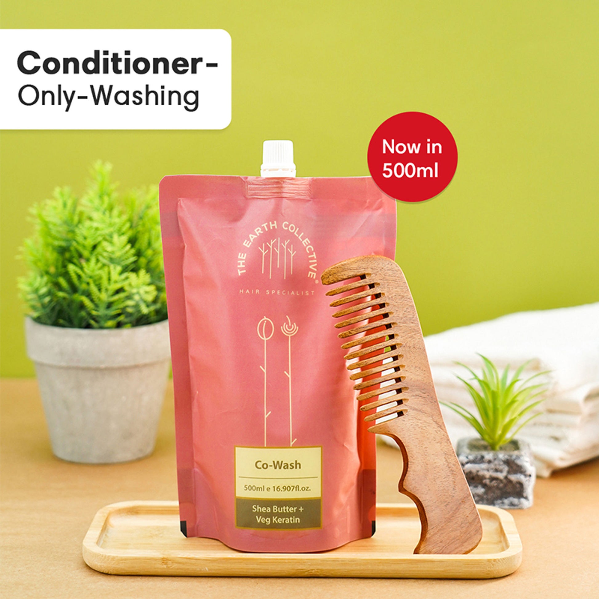The Earth Collective Co-Wash Conditioner Only Wash With Keratin