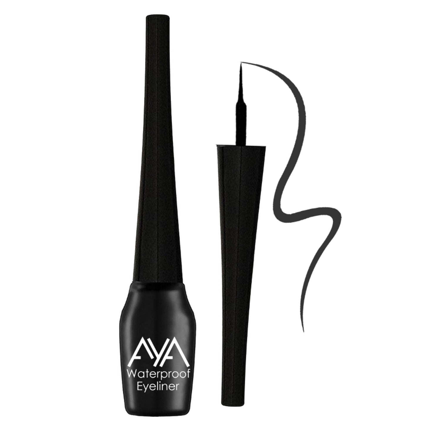 AYA Waterproof Eyeliner - Black, Brown, Blue, Green, Silver, Golden (Set of 6)