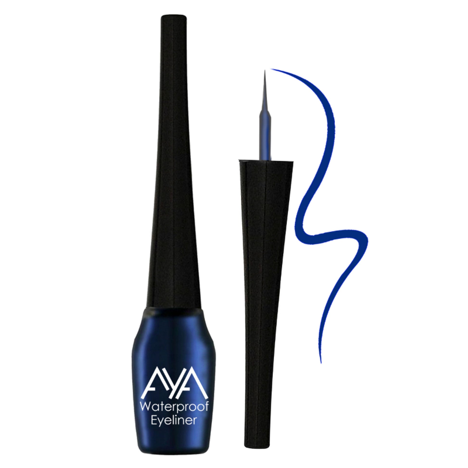 AYA Waterproof Eyeliner - Black, Brown, Blue, Green, Silver, Golden (Set of 6)