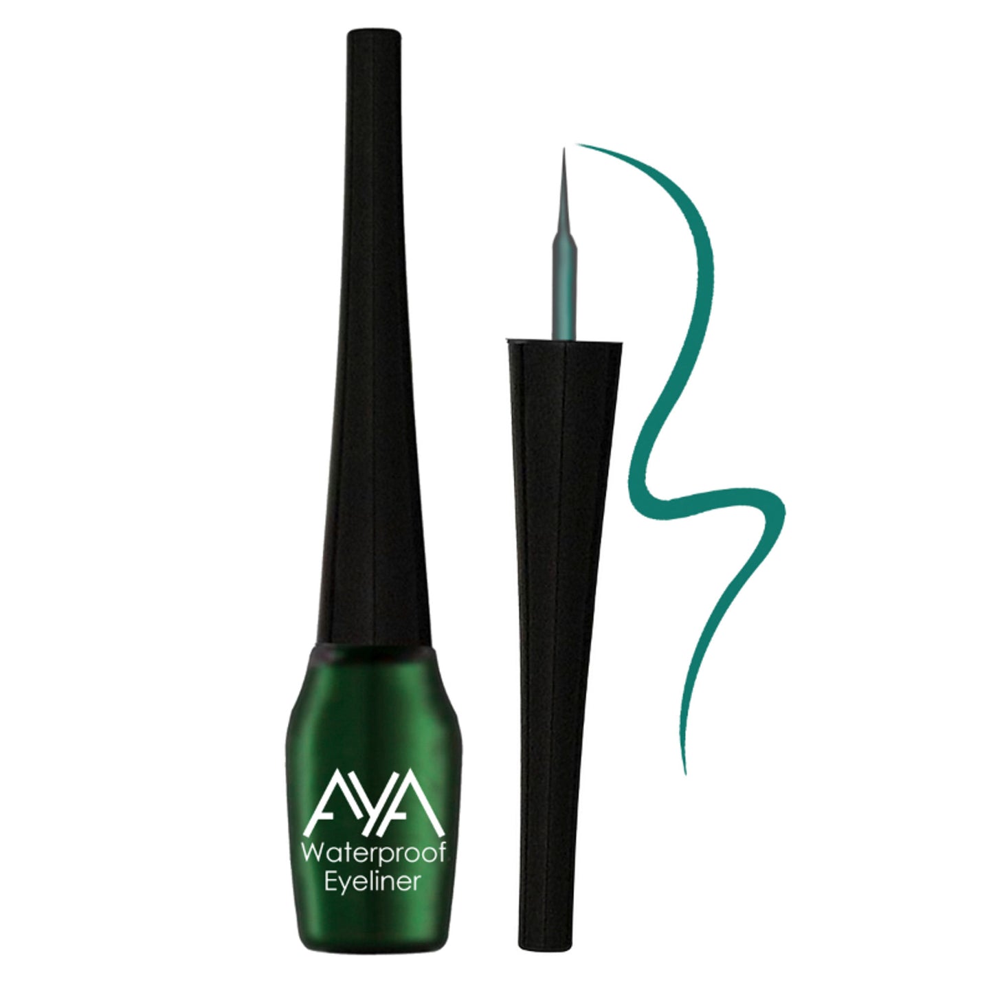 AYA Waterproof Eyeliner - Black, Brown, Blue, Green, Silver, Golden (Set of 6)