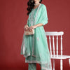 Dhiyona IE Ethnic Motifs Embroidered Kurta with Trousers & Dupatta