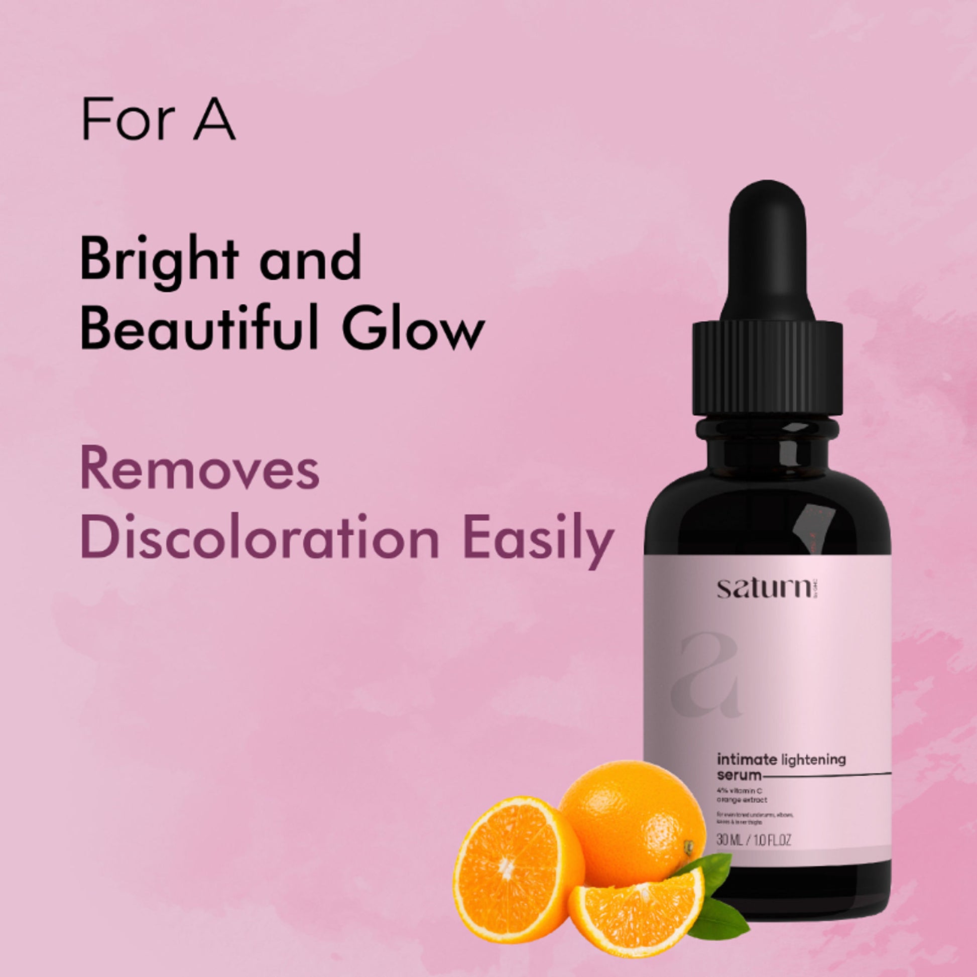 Saturn by GHC Intimate Lightening Serum That Lightens Dark Underarms, Back, Neck & Bum