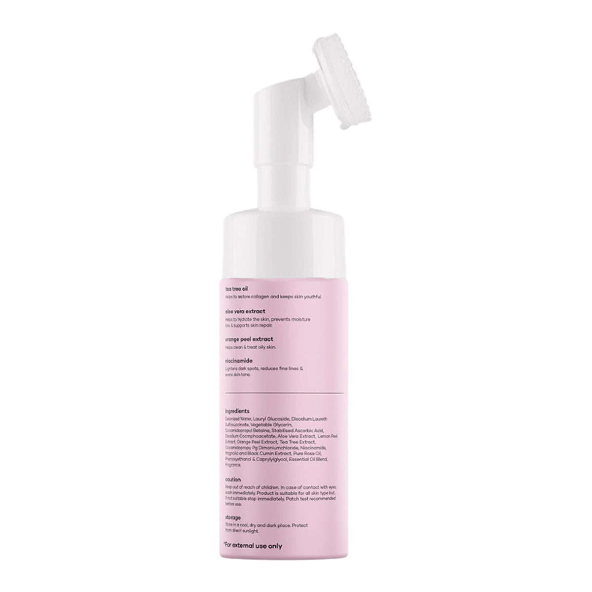 Saturn by GHC Foaming Face Wash With Deep Cleansing Brush for Acne & Oil Control
