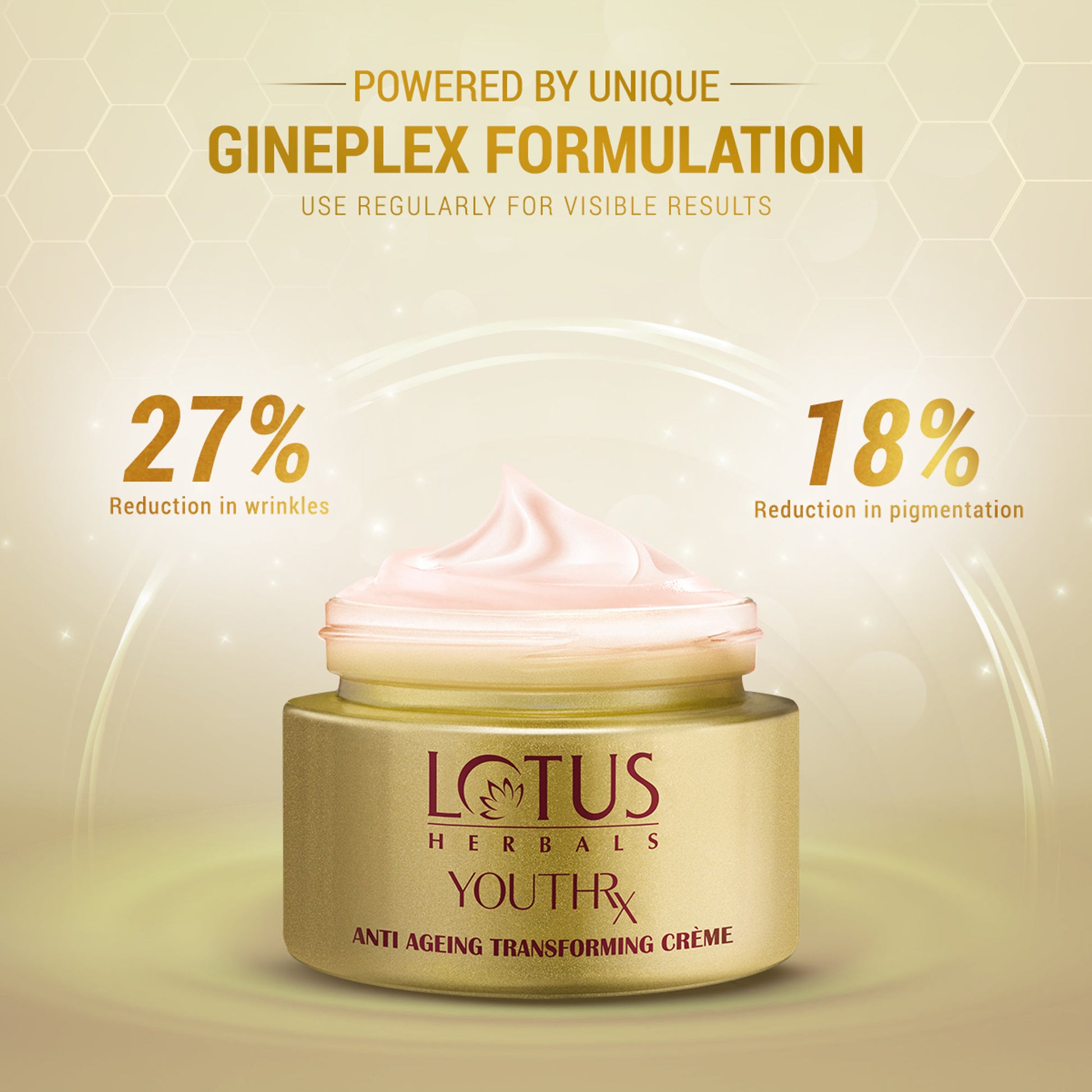 Lotus Herbals YouthRx Anti Ageing Transforming Face Cream SPF 25 , Reduce Dark Spots & Blemishes