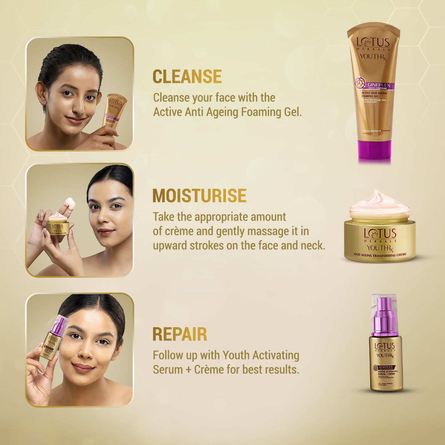 Lotus Herbals YouthRx Anti-Ageing Nourishing Night Face Cream,Reduces Fine Lines For All Skin Types