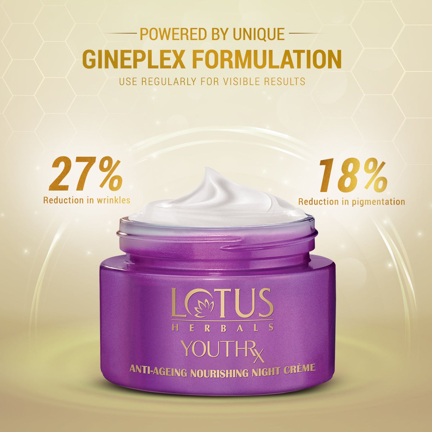Lotus Herbals YouthRx Anti-Ageing Nourishing Night Face Cream,Reduces Fine Lines For All Skin Types