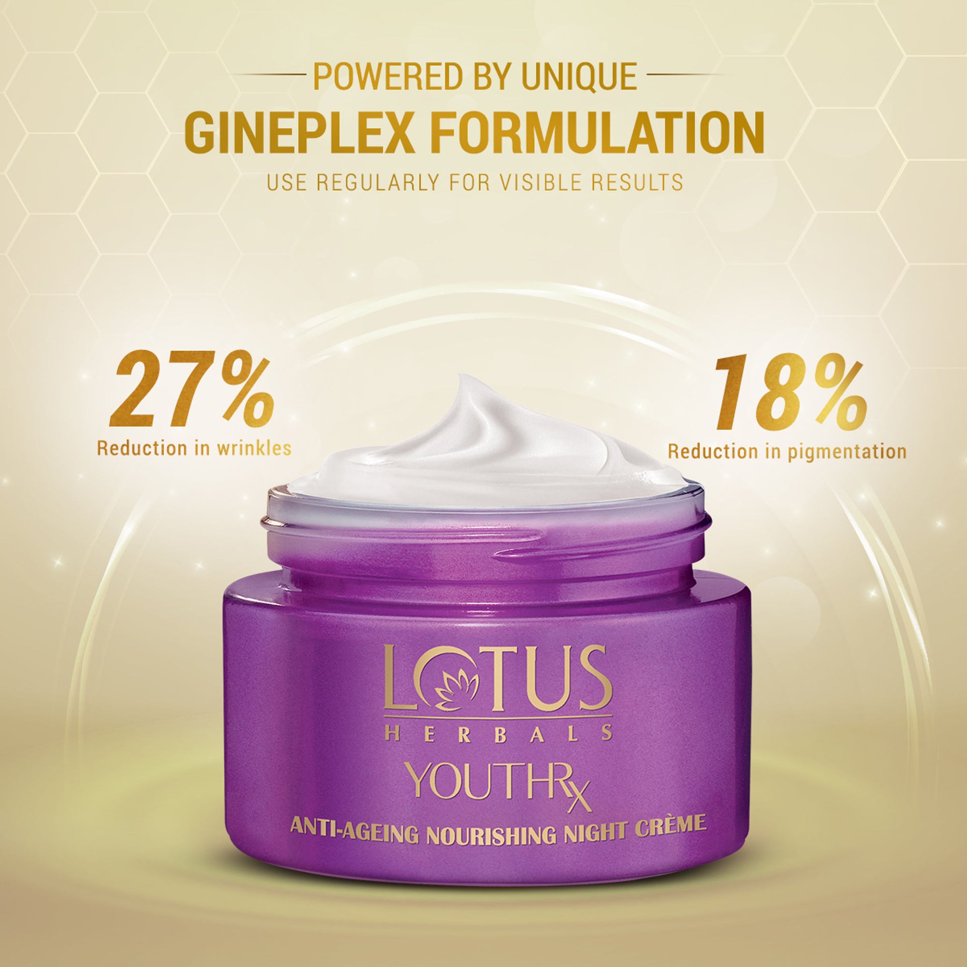 Lotus Herbals YouthRx Anti-Ageing Nourishing Night Face Cream,Reduces Fine Lines For All Skin Types