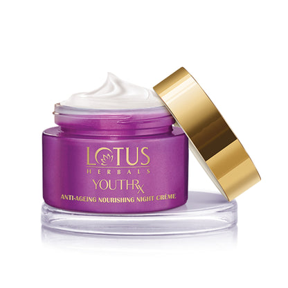 Lotus Herbals YouthRx Anti-Ageing Nourishing Night Face Cream,Reduces Fine Lines For All Skin Types