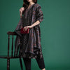 Dhiyona IE Ethnic Motifs Printed Panelled Pure Cotton Kurta with Trousers & Dupatta