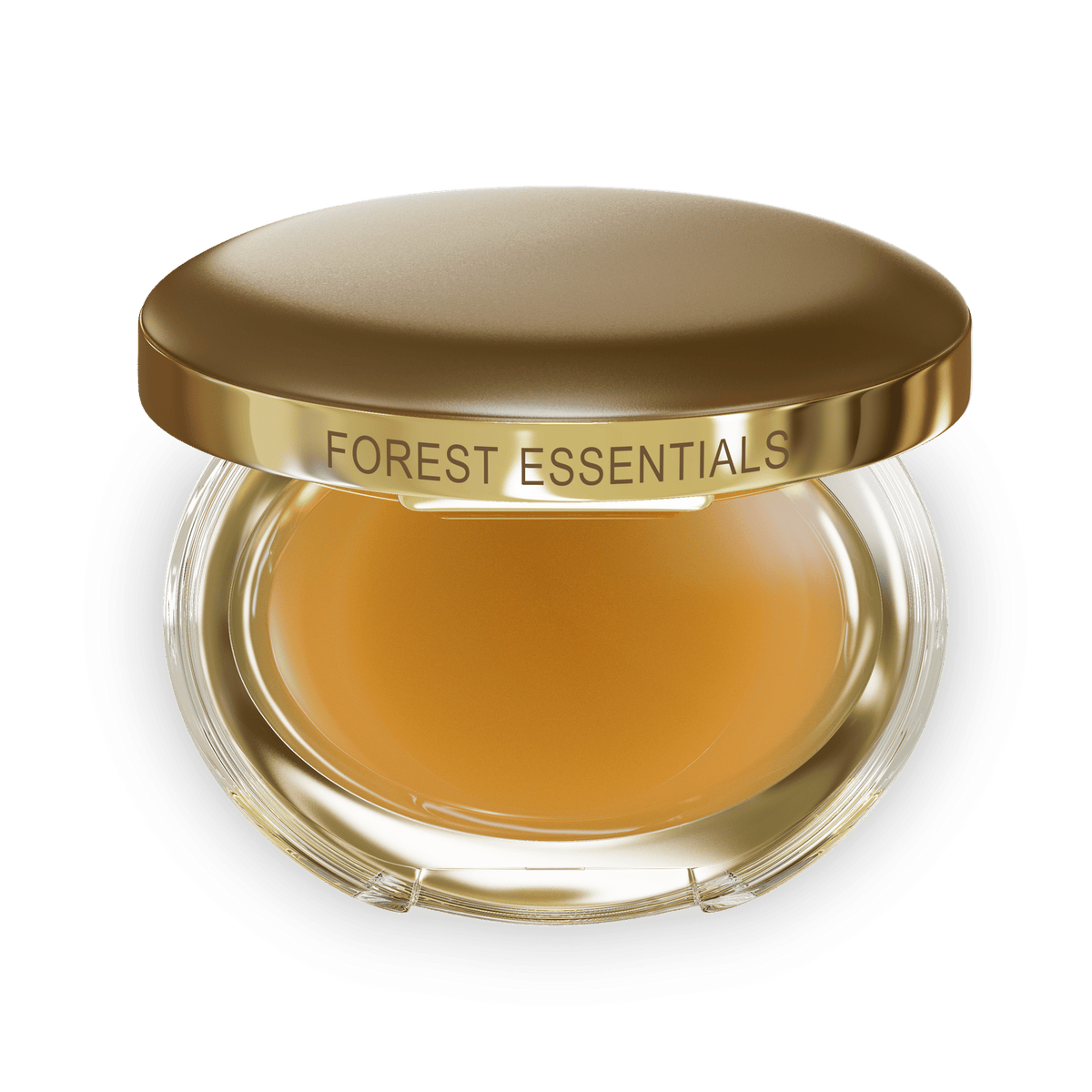 Forest Essentials Narangi Glaze Luscious Lip Balm with organic beeswax for dry, chapped lips, featuring a smooth, nourishing texture.