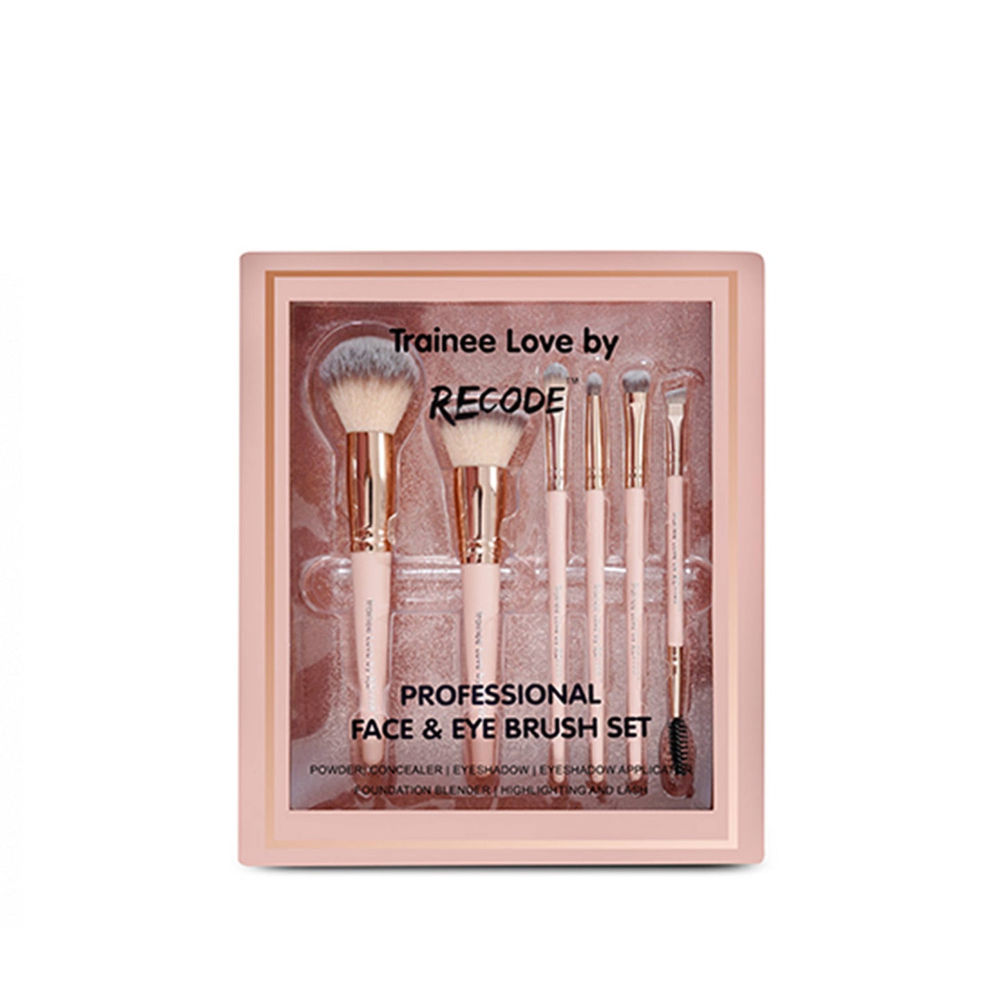 Recode Face & Eye Brush Set 6 Pcs