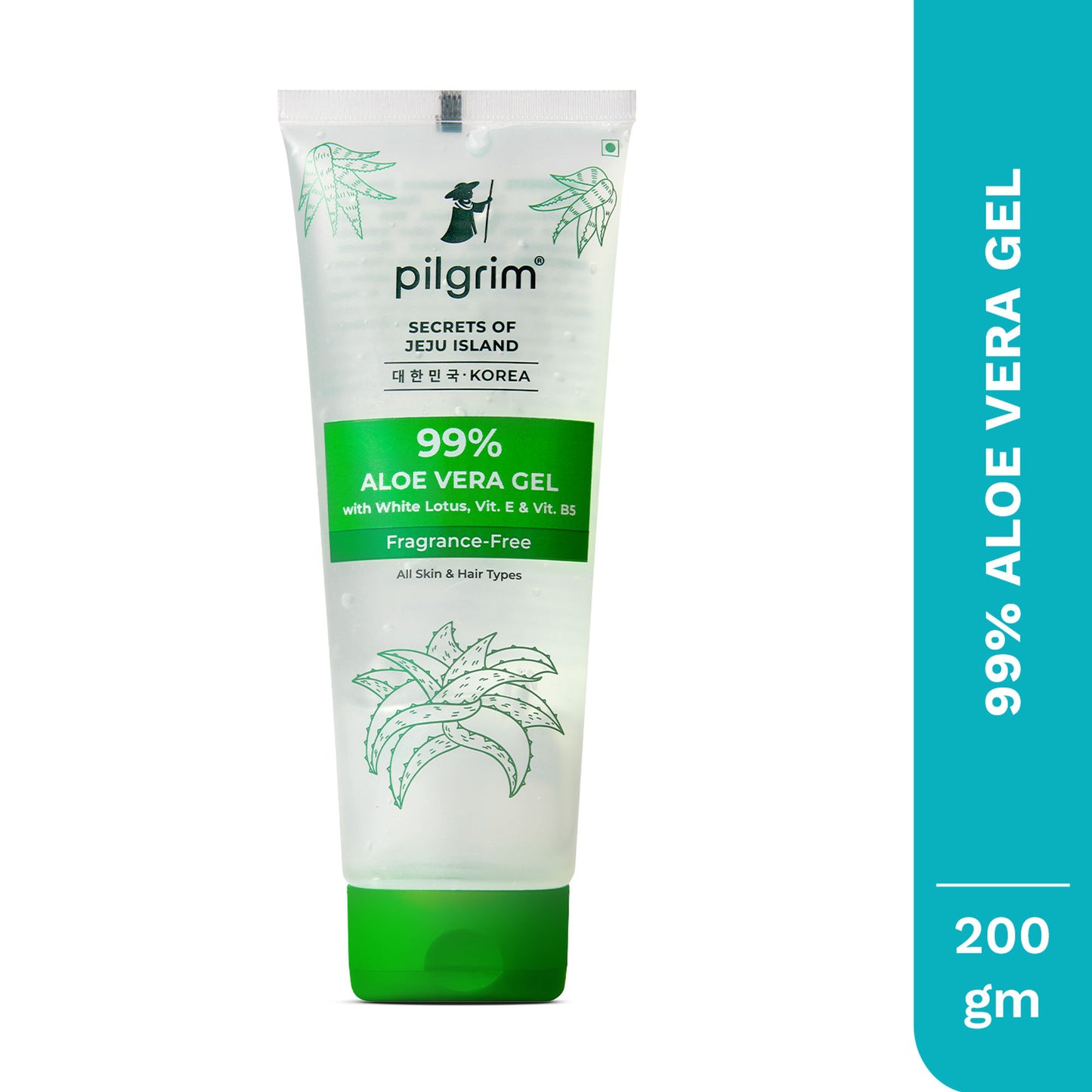 Pilgrim Aloe Vera Gel With Vitamin E For Glowing Skin & Hair