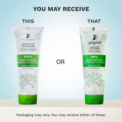 Pilgrim Aloe Vera Gel With Vitamin E For Glowing Skin & Hair