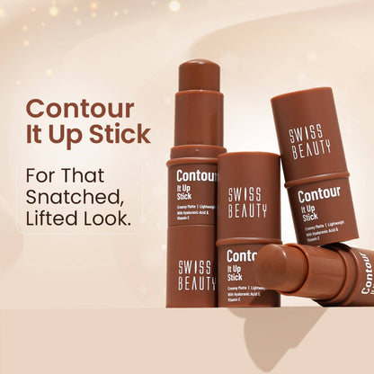 Swiss Beauty Contour It Up Stick - 01 Walnut Brown