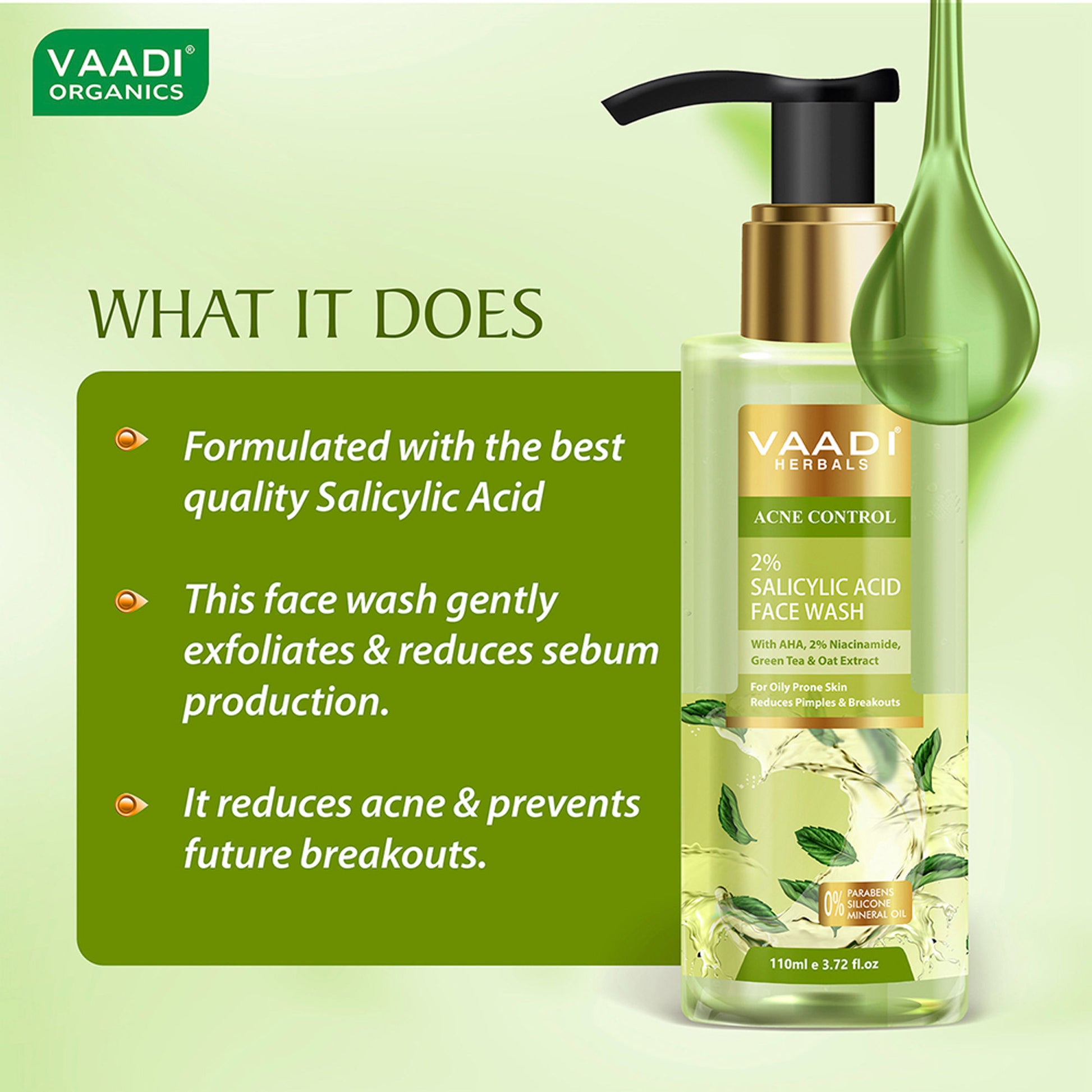 Vaadi Herbals 2% Salicylic Acid Face Wash