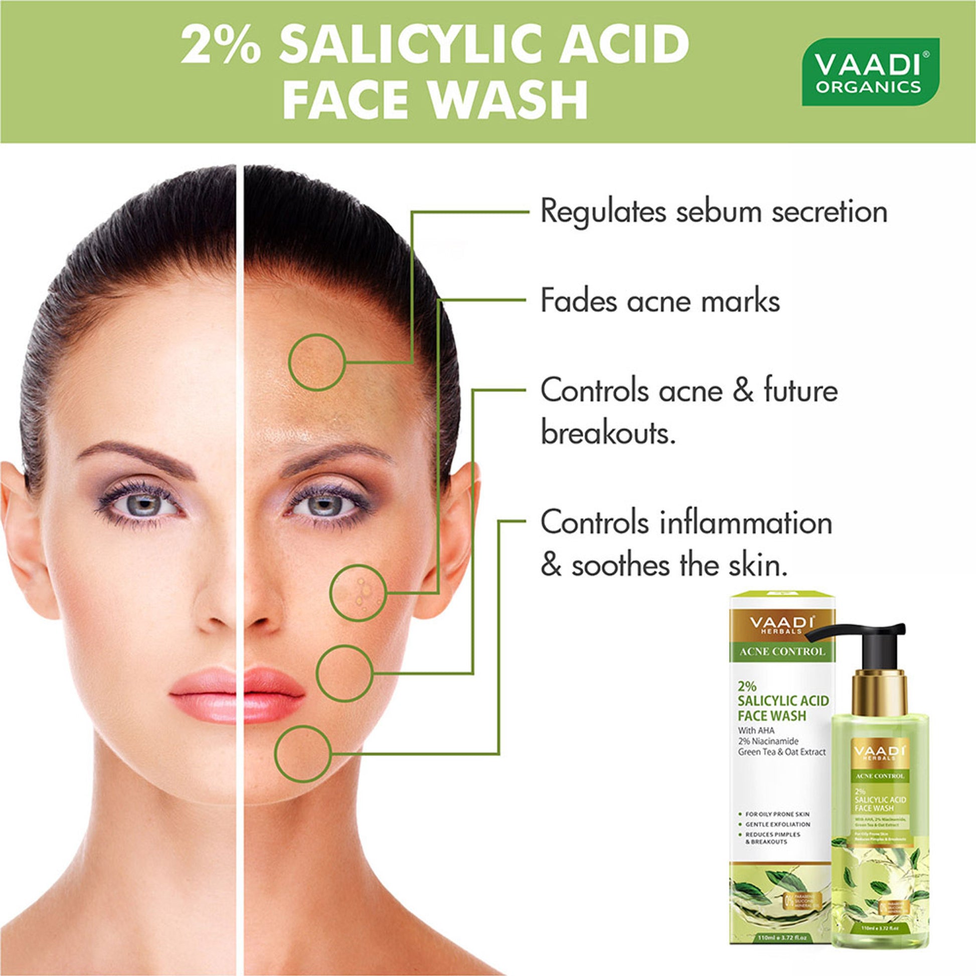 Vaadi Herbals 2% Salicylic Acid Face Wash