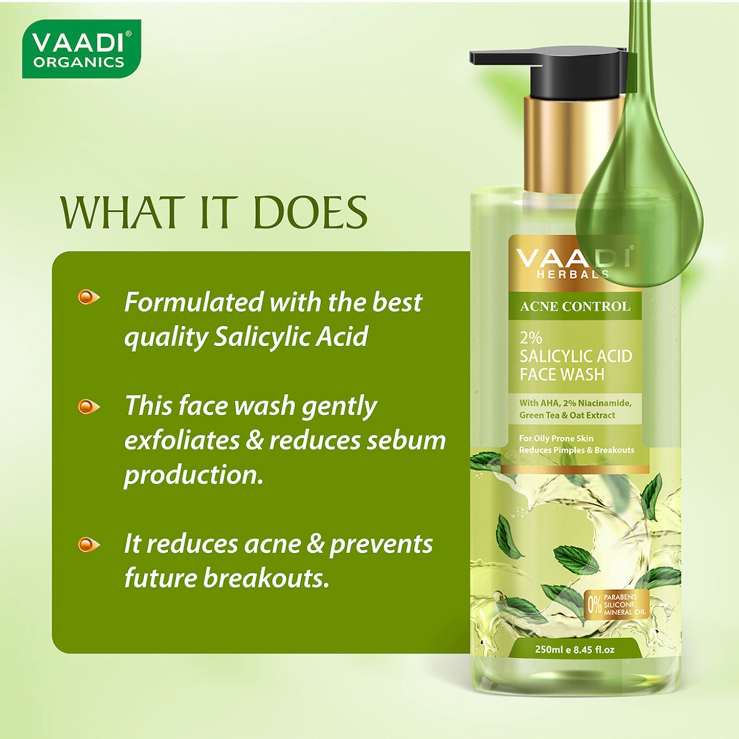 Vaadi Herbals 2% Salicylic Acid Face Wash