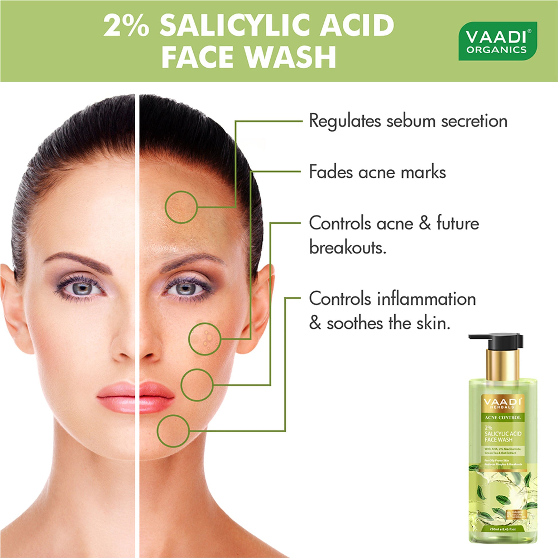 Vaadi Herbals 2% Salicylic Acid Face Wash