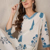 Dhiyona IE Printed V-Neck Pure Cotton Tunic With Trouser