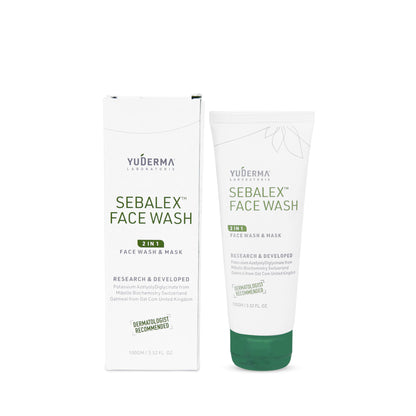 Yuderma Sebalex Face Wash 2 In 1 Facewash & Mask