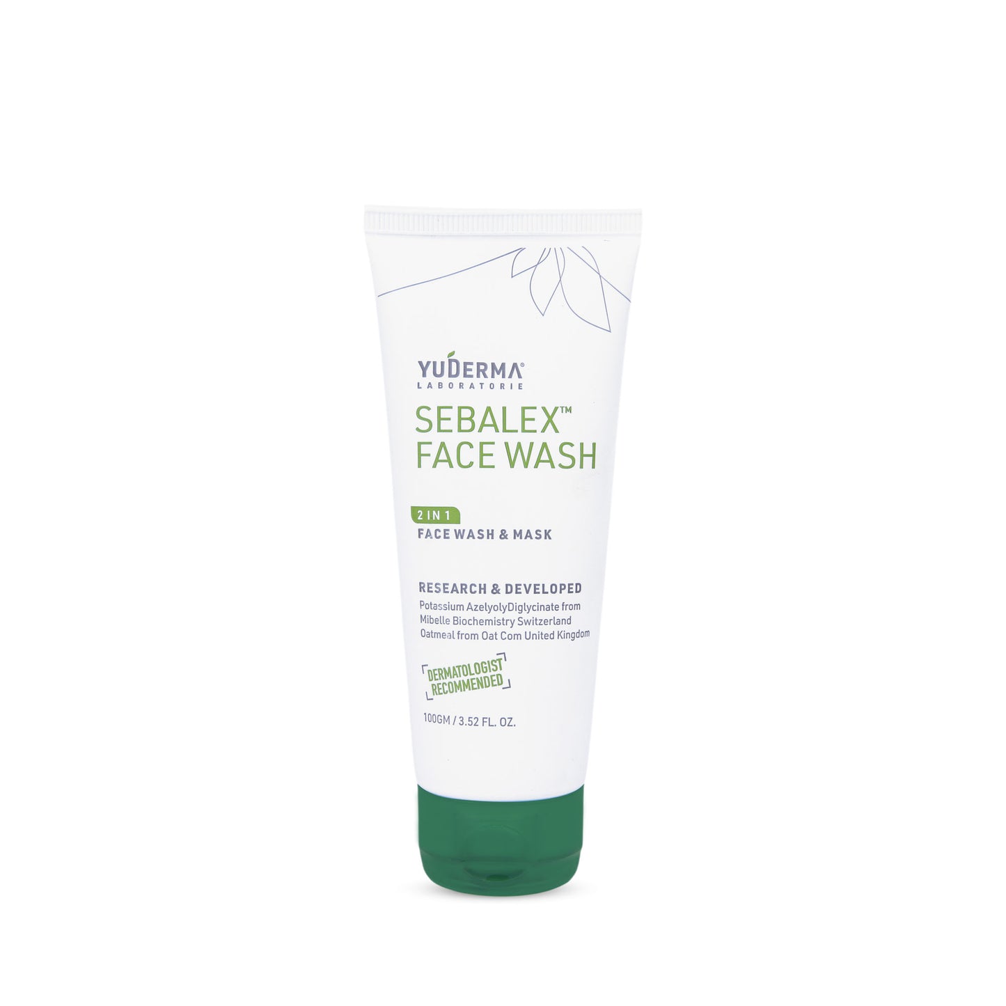 Yuderma Sebalex Face Wash 2 In 1 Facewash & Mask