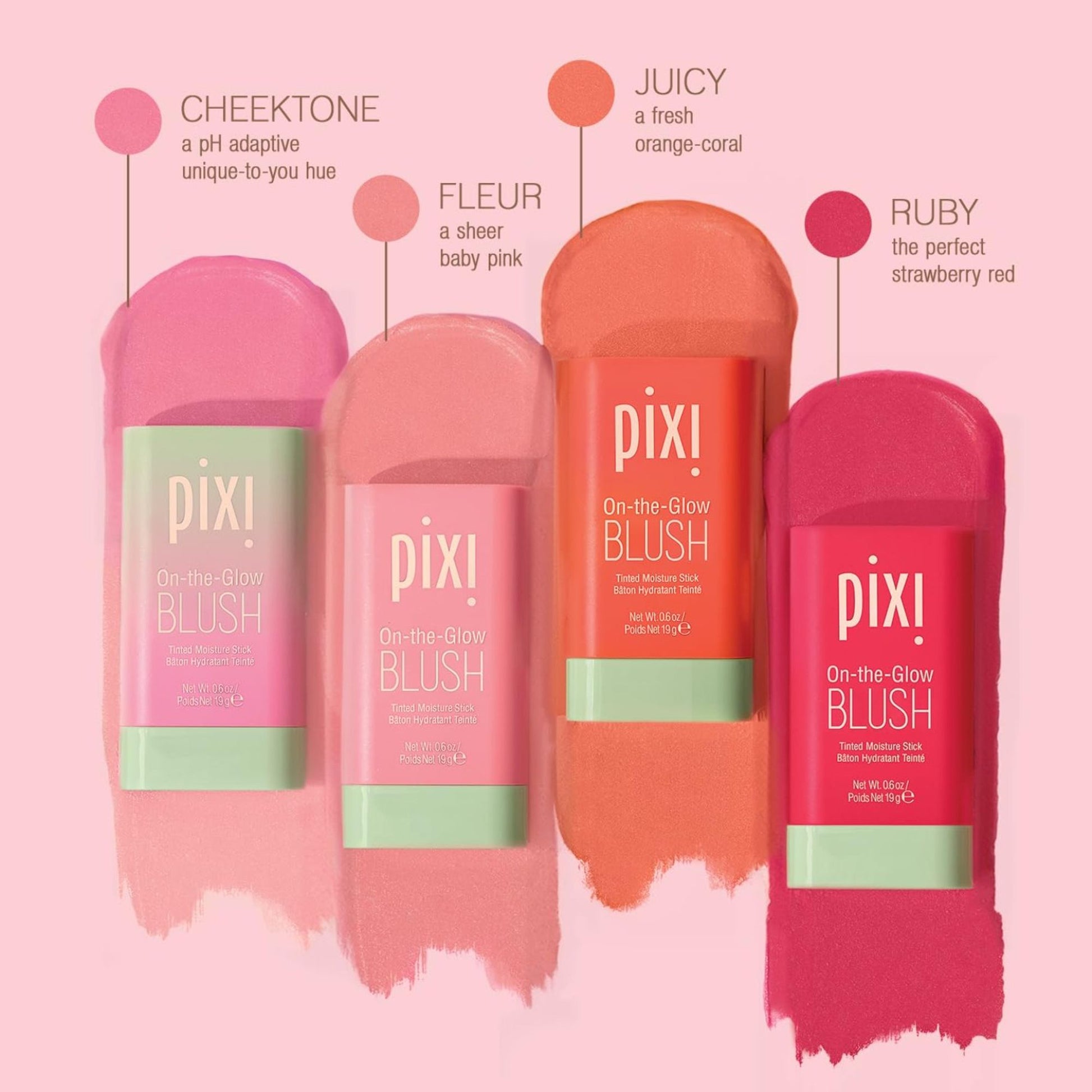 Pixi On The Glow Cream Blush - Cheektone