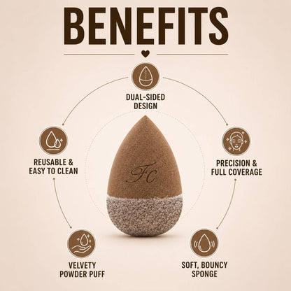 FASHION COLOUR Platinum Beauty Blender - Brown