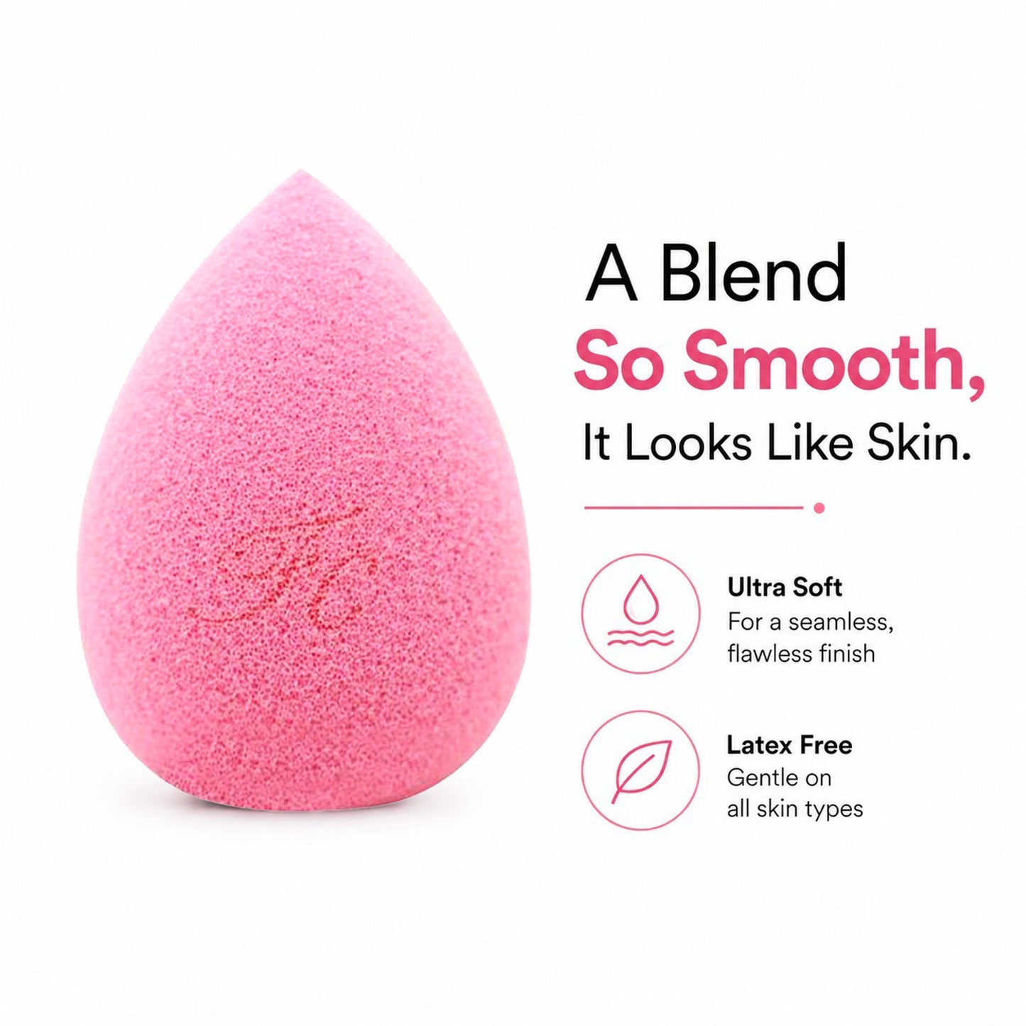 FASHION COLOUR Platinum Beauty Blender - Pink