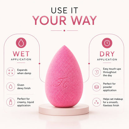 FASHION COLOUR Platinum Beauty Blender - Pink