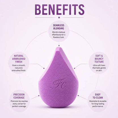 FASHION COLOUR Platinum Beauty Blender - Purple