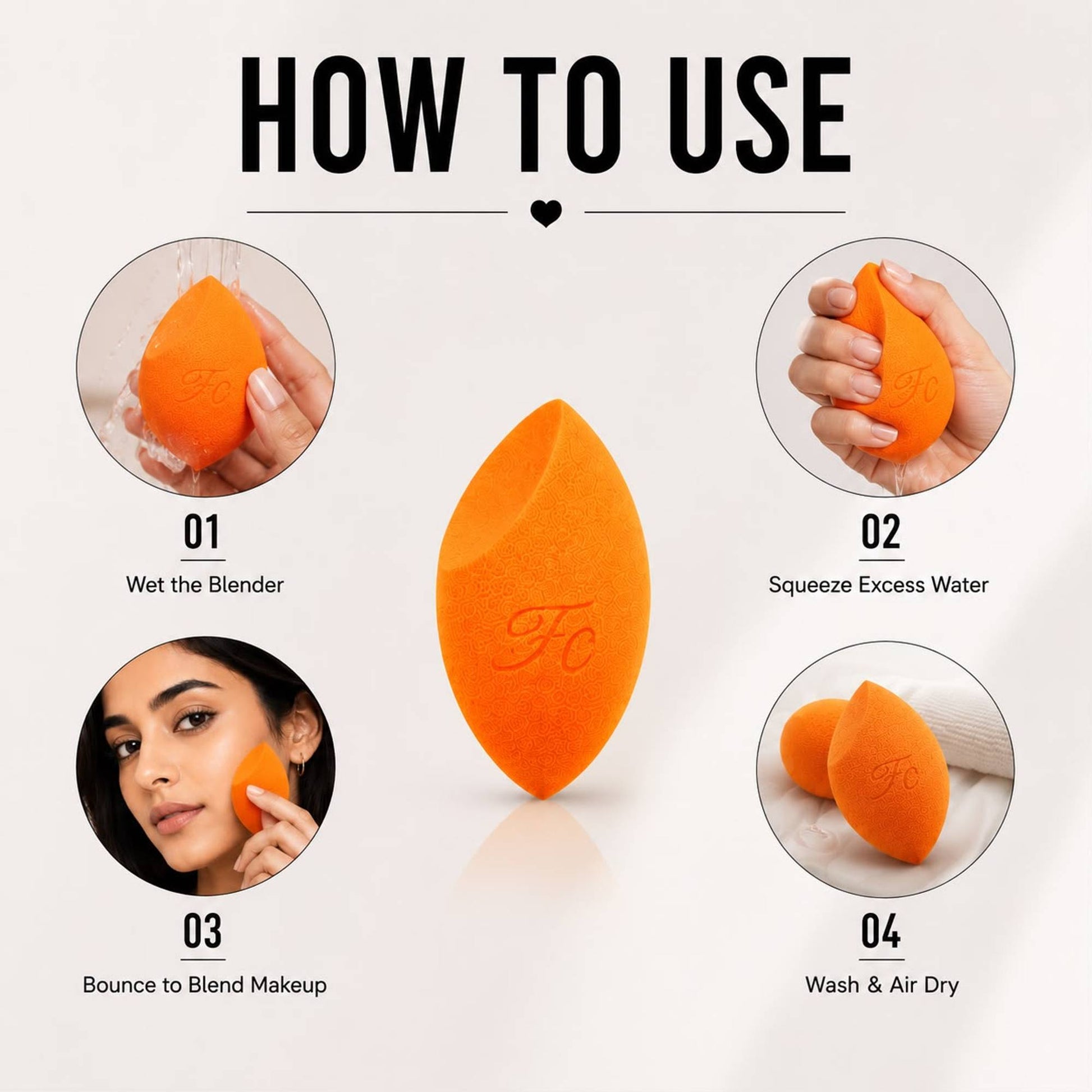 FASHION COLOUR Platinum Beauty Blender - Yellow