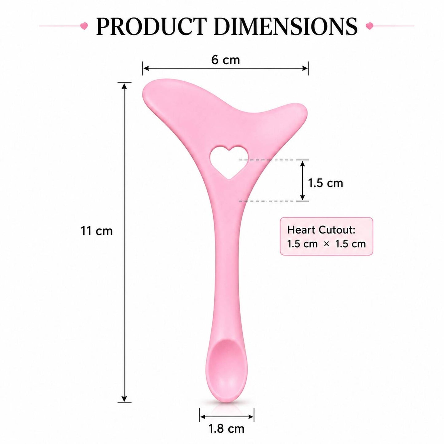 Kayanara Eyeliner Stencil Guide For Winged Liner Kajal Mascara & Lip Makeup Tool