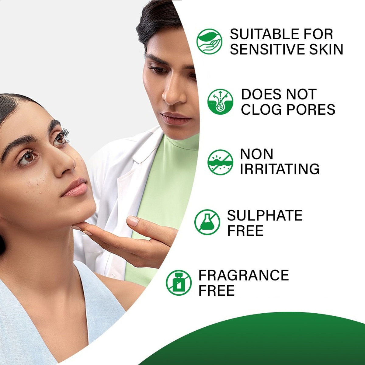 Novology Acne Clearing Foaming Cleanser, Facewash For Pimples, Sensitive Skin, Dermat Tested