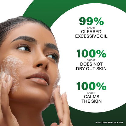 Novology Acne Clearing Foaming Cleanser, Facewash For Pimples, Sensitive Skin, Dermat Tested