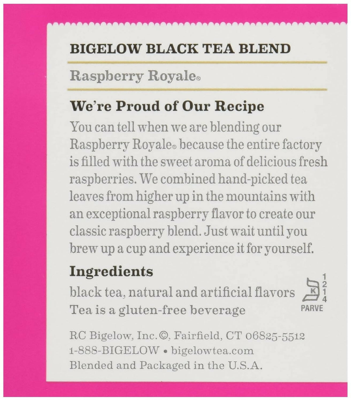 Bigelow Raspberry Royale Tea Bags