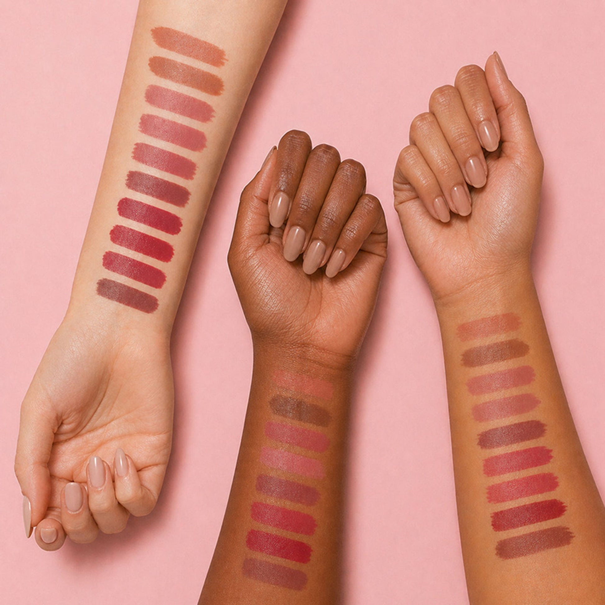 Baked Beauty Liquid Matte Lipstick Nude Palette - Pack of 9