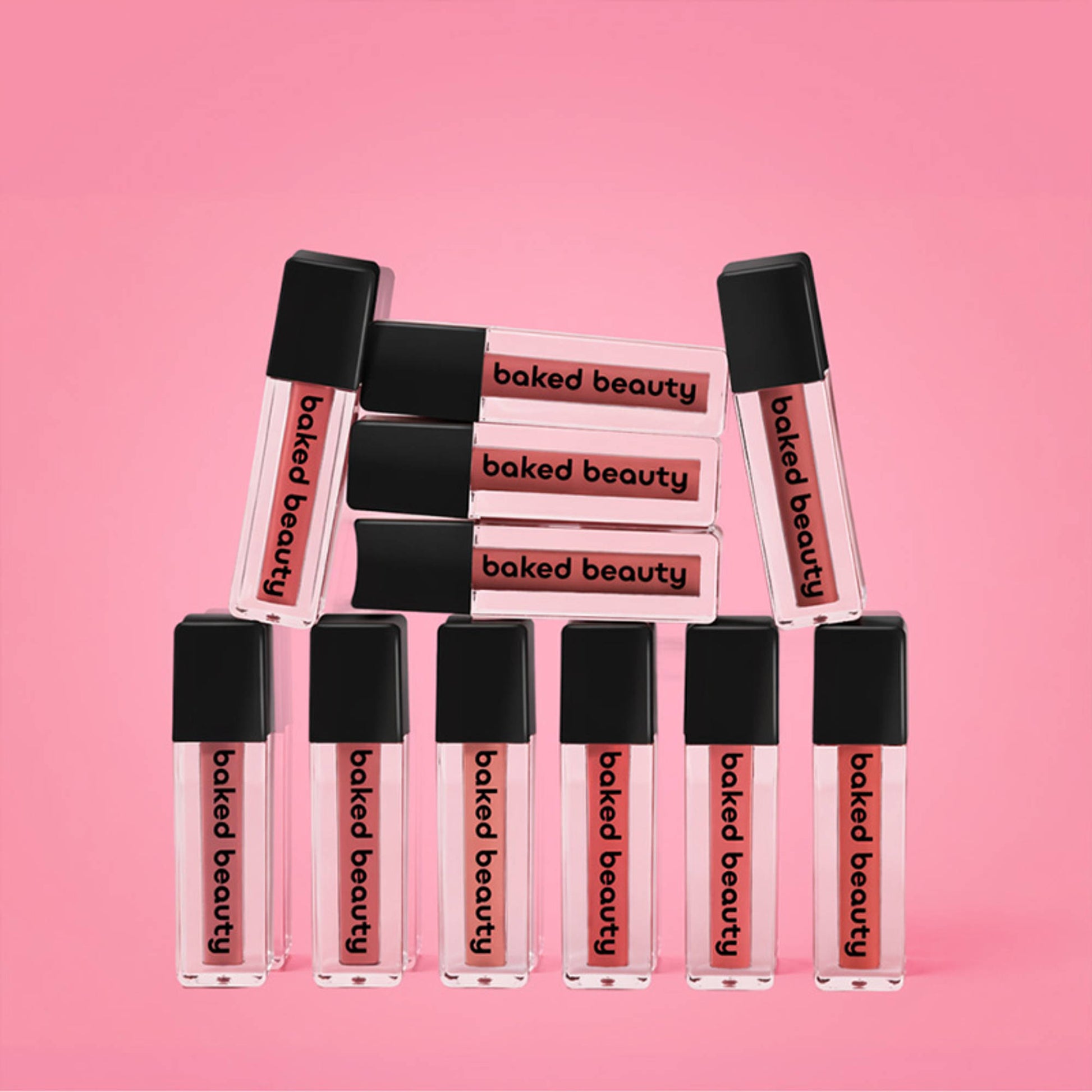 Baked Beauty Liquid Matte Lipstick - Pack of 11