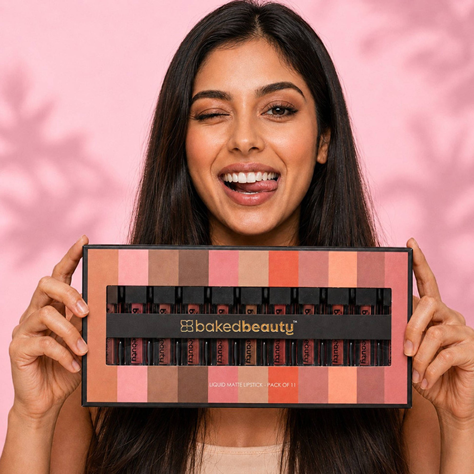 Baked Beauty Liquid Matte Lipstick - Pack of 11