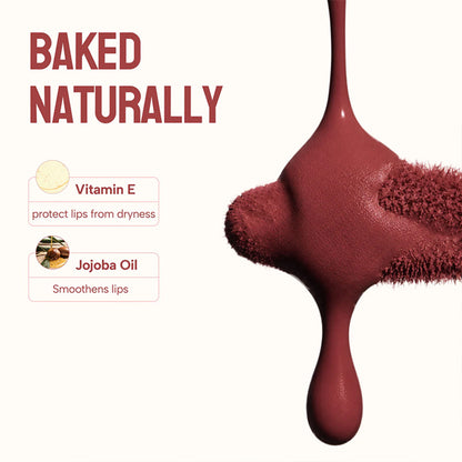 Baked Beauty Dust Transferproof Mousse Matte Liquid Lipstick - Bake In Dawn