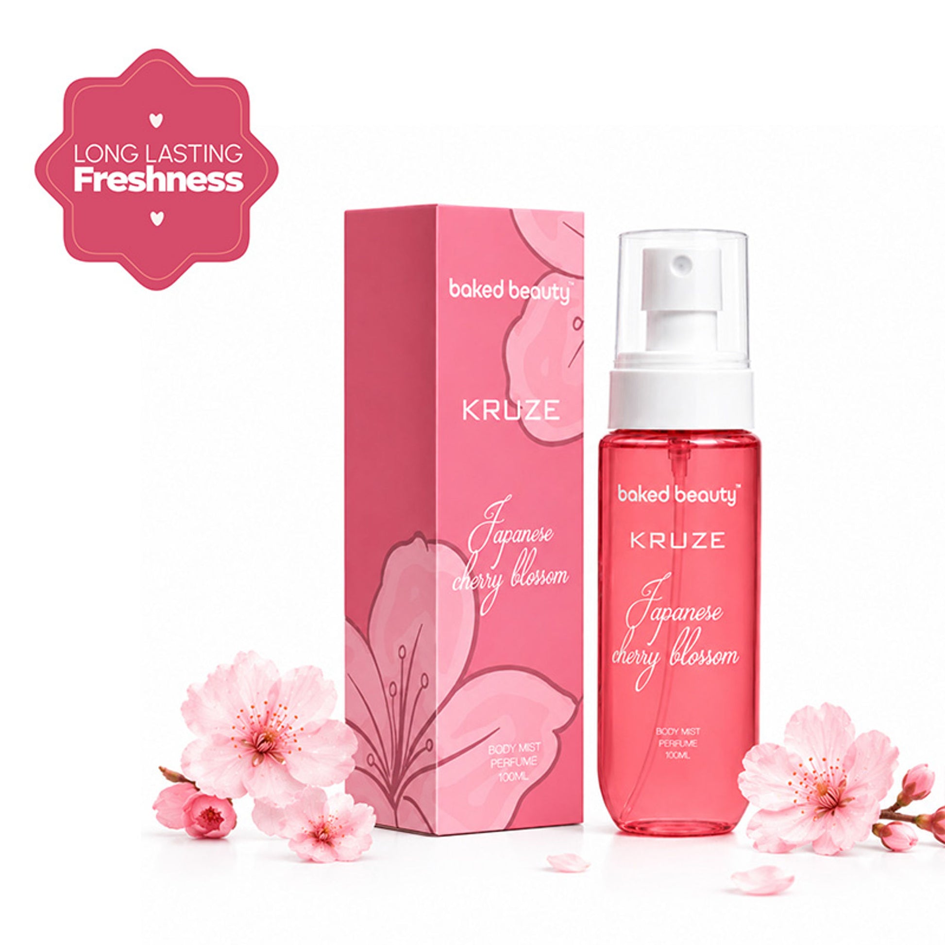 Baked Beauty Kruze Japanese Cherry Blossom Body Mist
