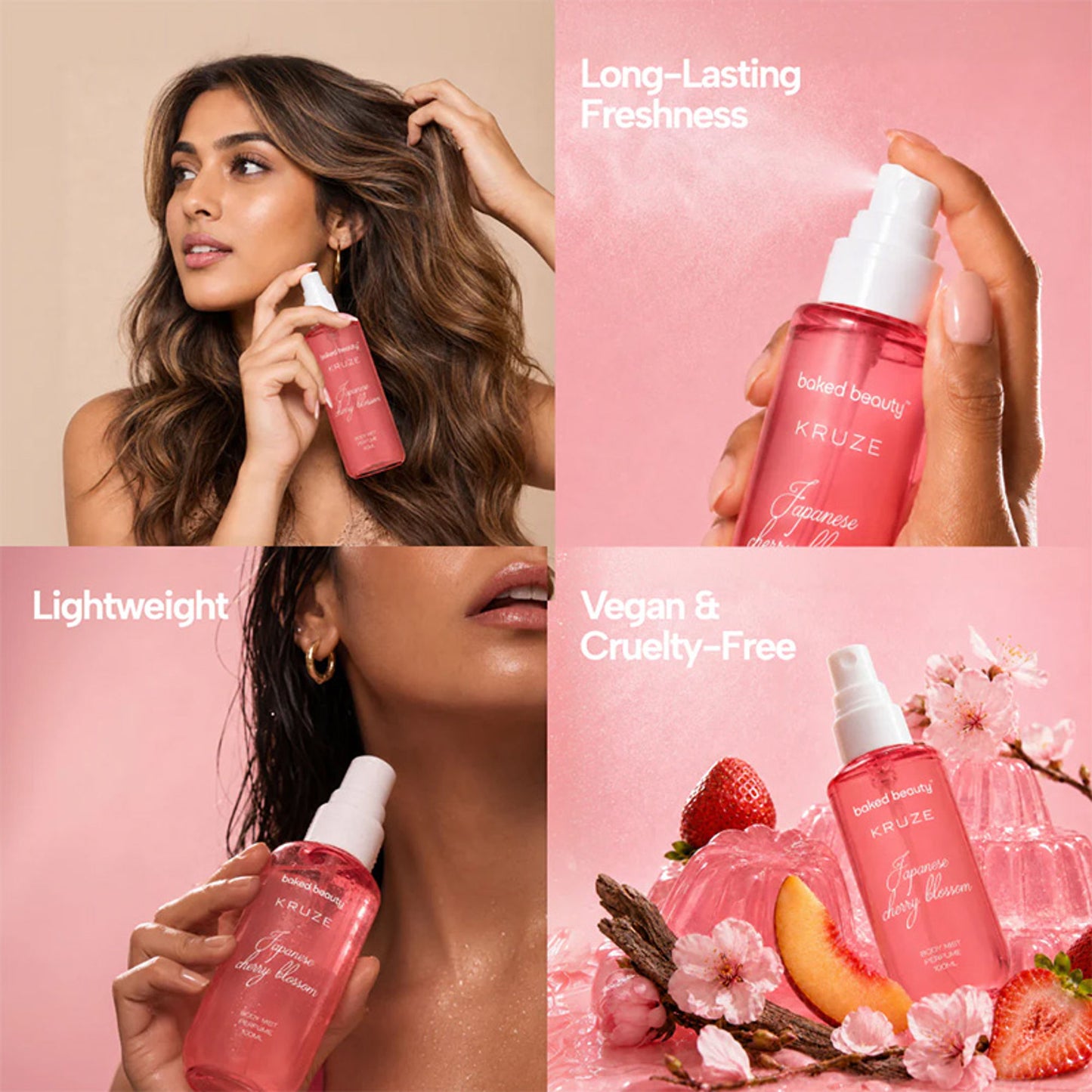 Baked Beauty Kruze Japanese Cherry Blossom Body Mist