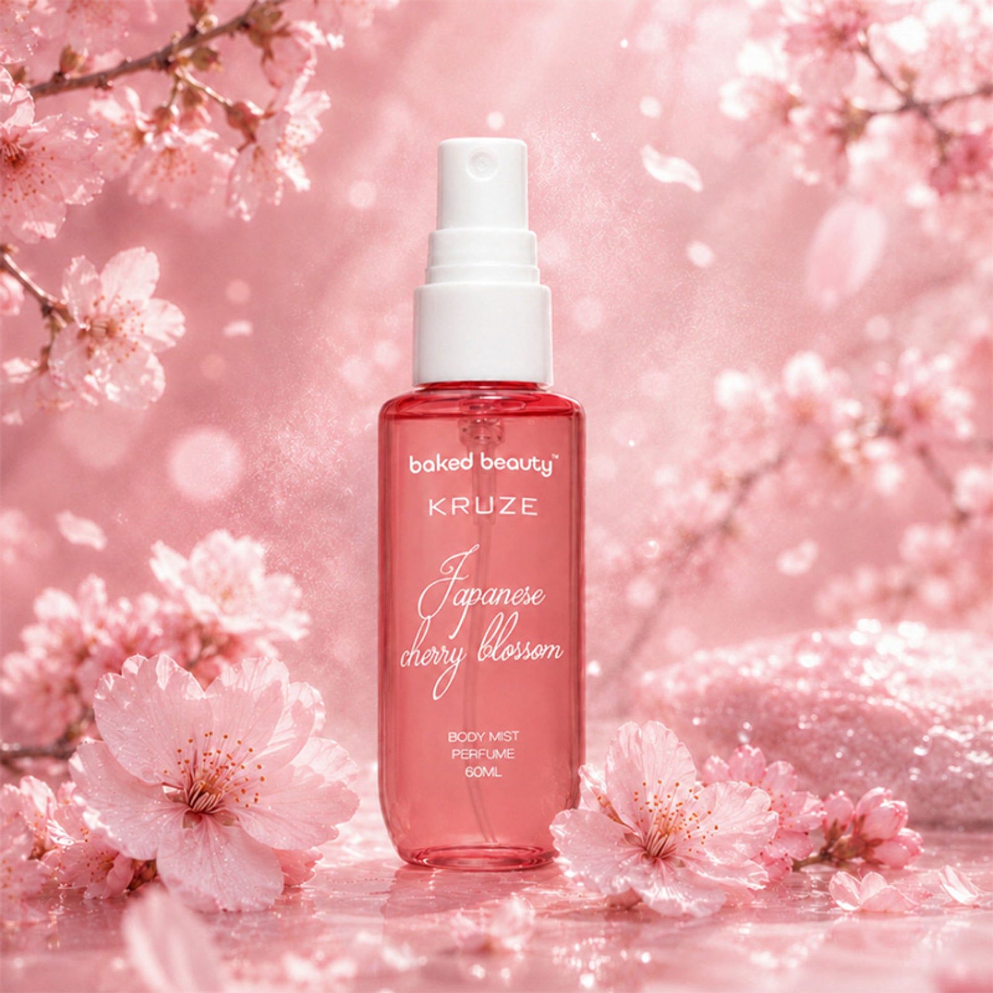 Baked Beauty Kruze Japanese Cherry Blossom Body Mist