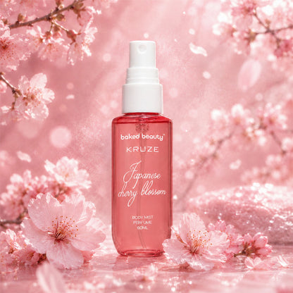 Baked Beauty Kruze Japanese Cherry Blossom Body Mist