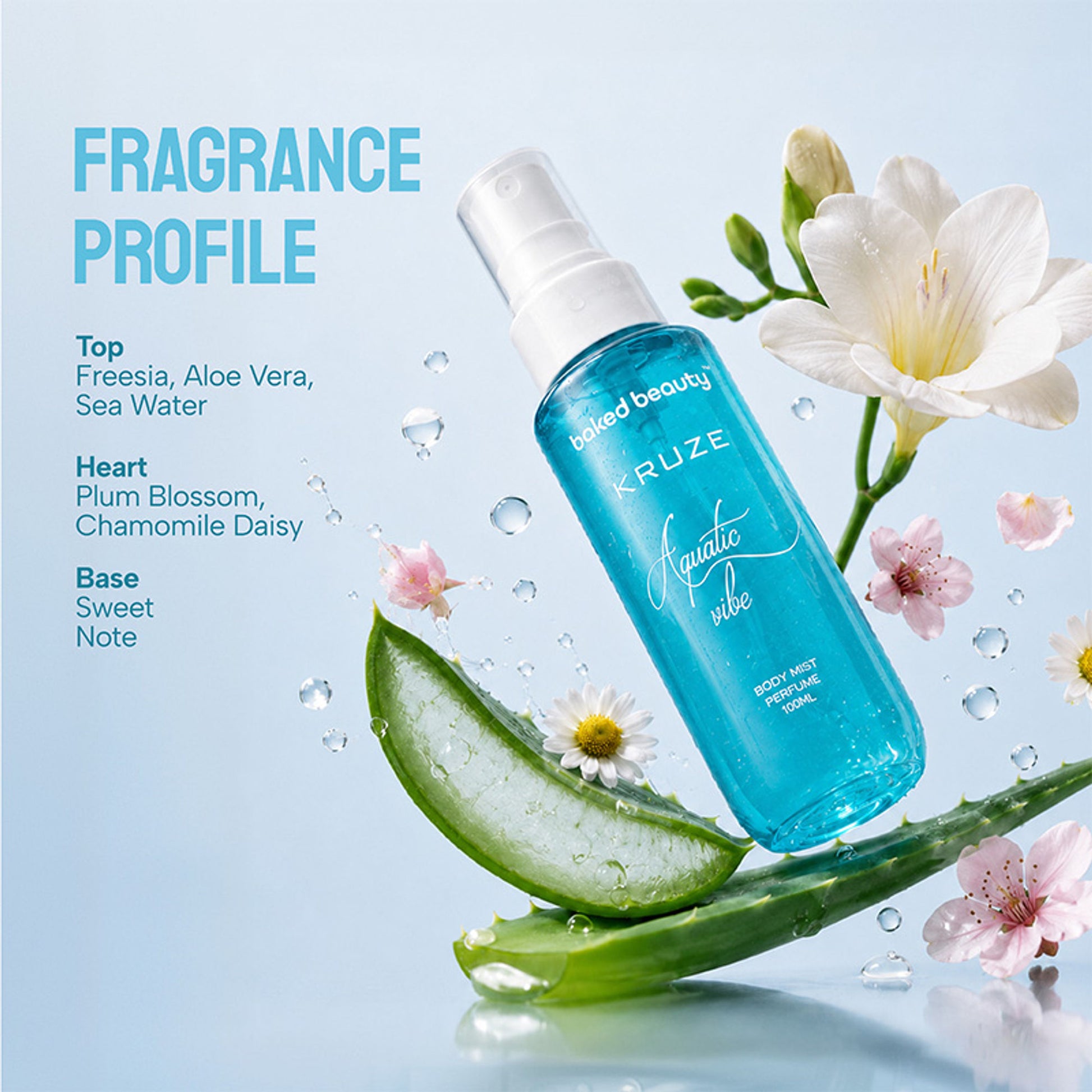Baked Beauty Kruze Aquatic Vibe Body Mist