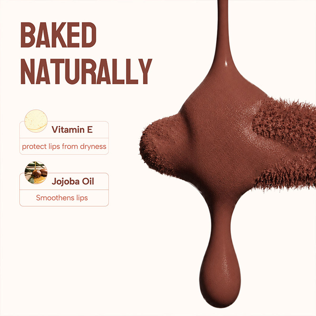 Baked Beauty Transferproof Mousse Matte Liquid Lipstick - Caramel Latte