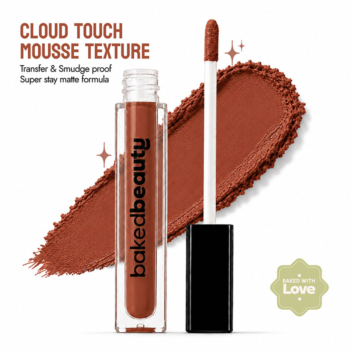 Baked Beauty Transferproof Mousse Matte Liquid Lipstick - Espresso Kiss